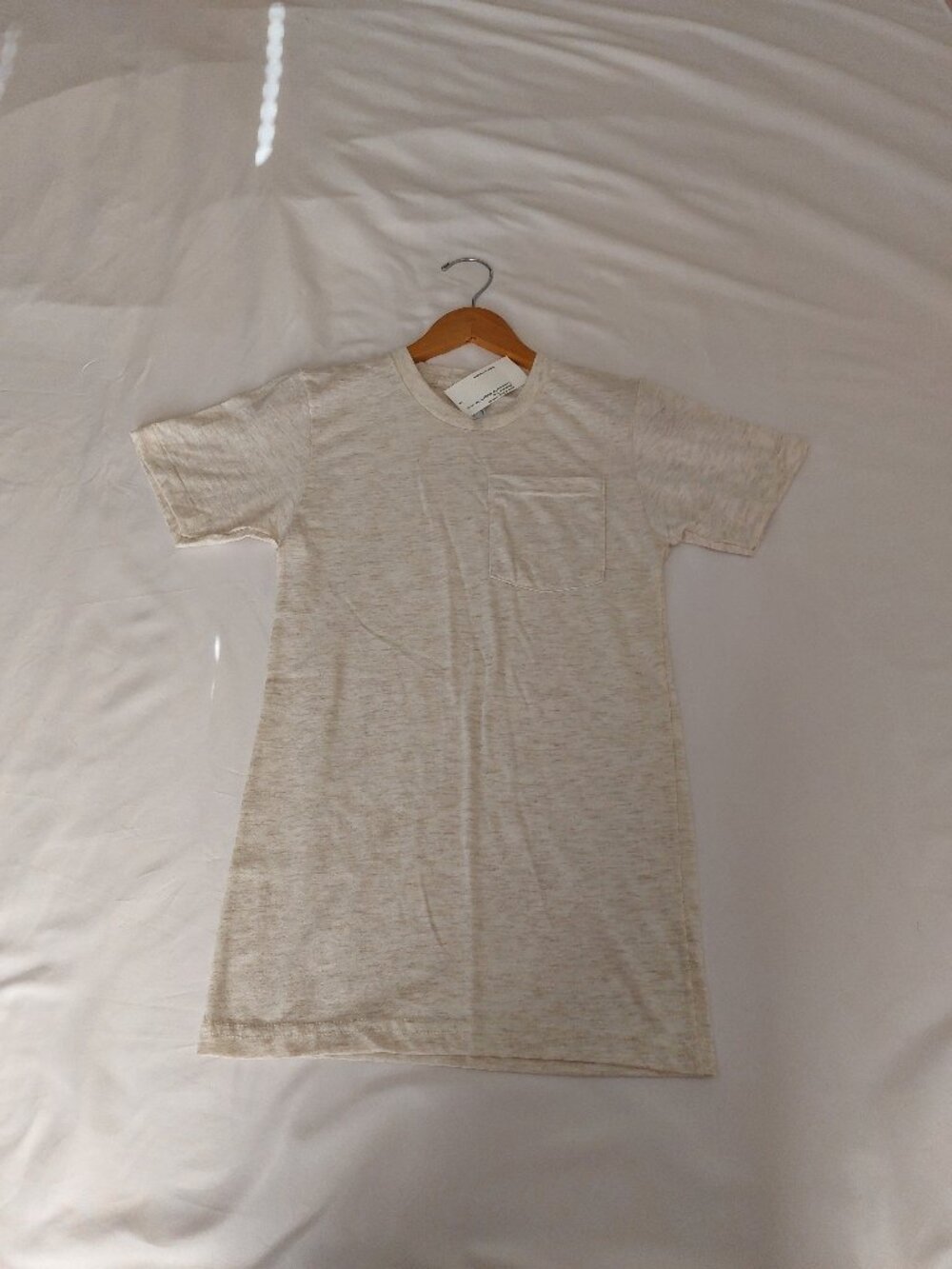 American Apparel Tri-blend Pocket T-shirt (Tri-Oatmeal)